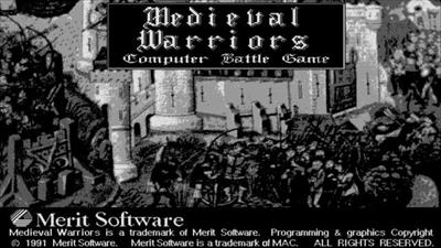 Medieval Warriors - Screenshot - Game Title Image