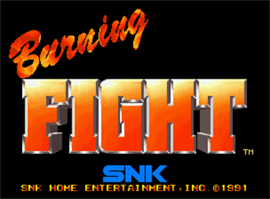 Burning Fight - Screenshot - Game Title Image