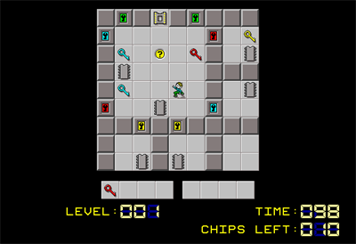 Chip's Challenge 1 - Screenshot - Gameplay Image