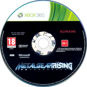 Metal Gear Rising: Revengeance - Disc Image