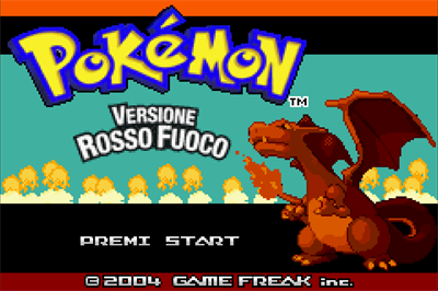 Pokémon FireRed Version - Screenshot - Game Title Image