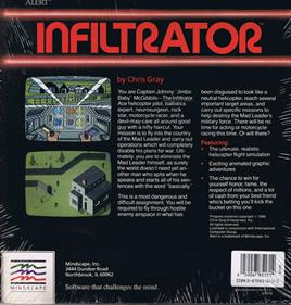 Infiltrator - Box - Back Image