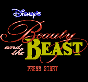 Disney's Beauty and the Beast - Screenshot - Game Title Image