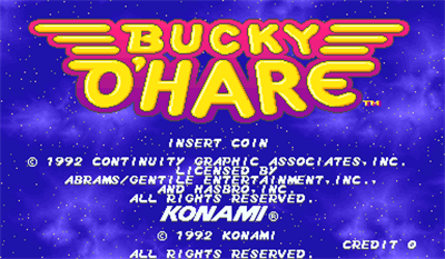 Bucky O'Hare - Screenshot - Game Title Image