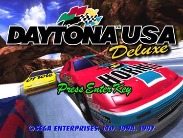 Daytona USA Deluxe - Screenshot - Game Title Image