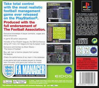 F.A. Manager - Box - Back Image