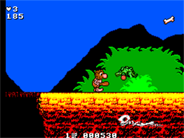 Dinobasher: Starring Bignose the Caveman - Screenshot - Gameplay Image