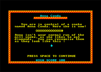 Anna Conda - Screenshot - Game Title Image