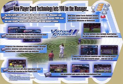Virtua Striker 4 - Advertisement Flyer - Back Image