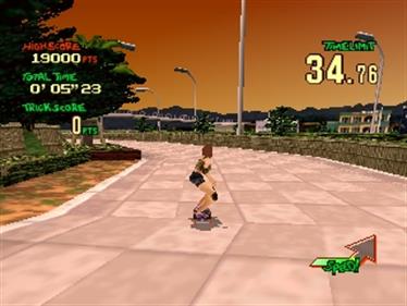 Simple 1500 Series Vol. 47: The Skateboard - Screenshot - Gameplay Image