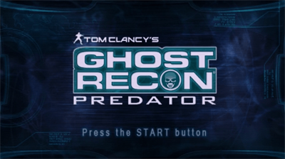 Tom Clancy's Ghost Recon: Predator - Screenshot - Game Title Image