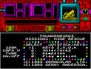 Thunderbirds (Grandslam Entertainments) - Screenshot - Game Select Image