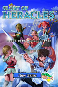 Glory of Heracles - Screenshot - Game Title Image