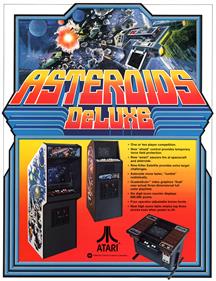 Asteroids Deluxe - Advertisement Flyer - Front Image