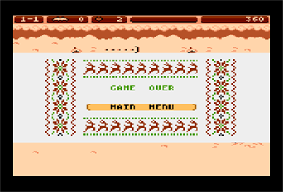 Arcadia Xmas Quest - Screenshot - Game Over Image