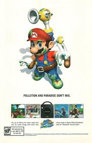 Super Mario Sunshine - Advertisement Flyer - Front Image