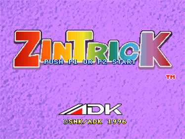 Zintrick - Screenshot - Game Title Image