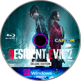 Resident Evil 2 - Fanart - Disc Image