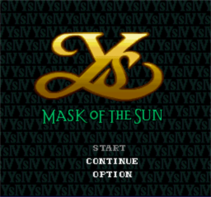 Ys IV: Mask of the Sun - Screenshot - Game Title Image