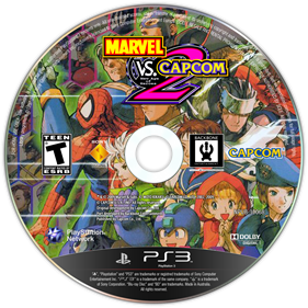 Marvel vs. Capcom 2 - Fanart - Disc Image
