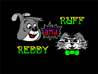 Ruff and Reddy in The Space Adventure - Screenshot - Game Title Image