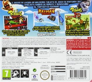 Rayman and Rabbids Family Pack - Box - Back Image