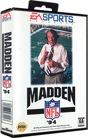 Madden NFL '94 - Box - 3D Image