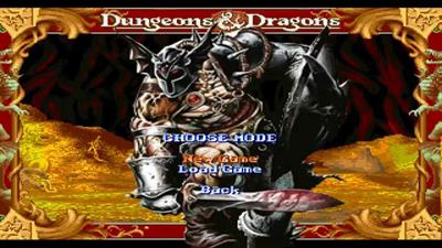 Dungeons & Dragons: Rise of Warduke - Screenshot - Game Select Image