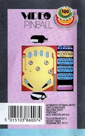 Video Pinball - Box - Back Image