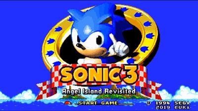 Sonic the Hedgehog 3: Angel Island Revisited - Screenshot - Game Title Image