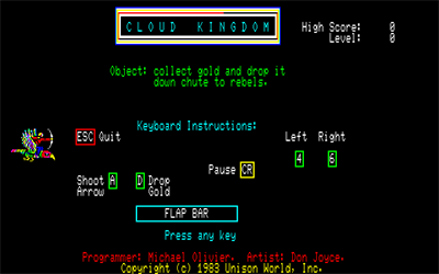Cloud Kingdom - Screenshot - Game Title Image