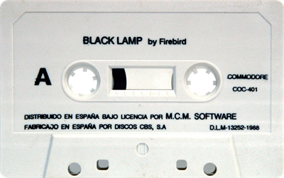 Black Lamp - Cart - Front Image