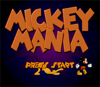 Mickey Mania: The Timeless Adventures of Mickey Mouse - Screenshot - Game Title Image