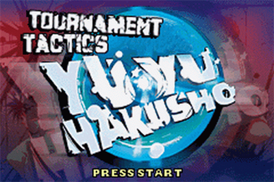 Yu Yu Hakusho: Ghost Files: Tournament Tactics - Screenshot - Game Title Image