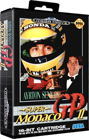 Ayrton Senna's Super Monaco GP II - Box - 3D Image