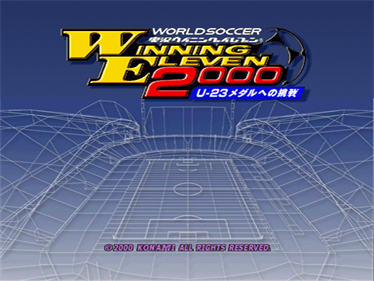 World Soccer Jikkyou Winning Eleven 2000: U-23 Medal e no Chousen - Screenshot - Game Title Image