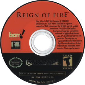 Reign of Fire - Disc Image