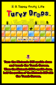A Topsy Turvy Life: Turvy Drops - Screenshot - Game Title Image