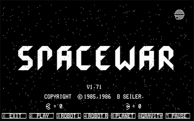 Spacewar - Screenshot - Game Title Image