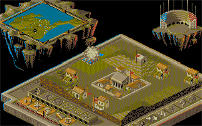 Populous II: Trials of the Olympian Gods: Expert - Screenshot - Gameplay Image