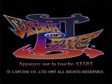 Breath of Fire III - Screenshot - Game Title Image