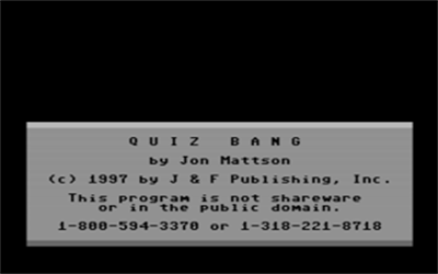 Quiz Bang - Screenshot - Game Title Image
