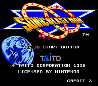 Sonic Blast Man - Screenshot - Game Title Image