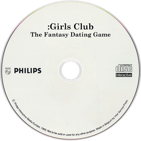 Girl's Club: The Fantasy Dating Game - Disc Image