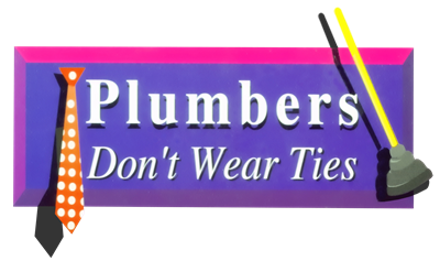 Plumbers Don't Wear Ties - Clear Logo Image