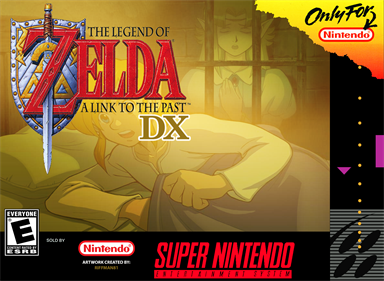 The Legend of Zelda: A Link to the Past DX - Fanart - Box - Front