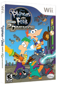 Phineas and Ferb: Across the 2nd Dimension - Box - 3D Image