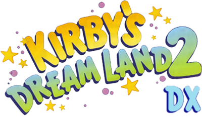 Kirby's Dream Land 2 DX - Clear Logo Image