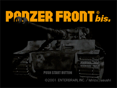 Panzer Front bis. - Screenshot - Game Title Image
