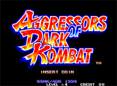 Aggressors of Dark Kombat - Screenshot - Game Title Image